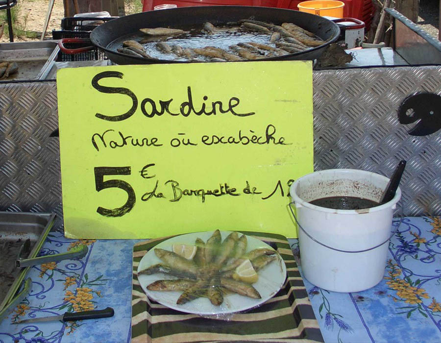 Sardinen am Markt